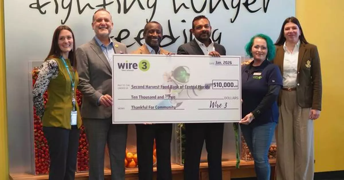 Community Impact: Wire 3 Donates to Local Non-Profits, Southeast Volusia Habitat for Humanity and Second Harvest Food Bank of Central Florida