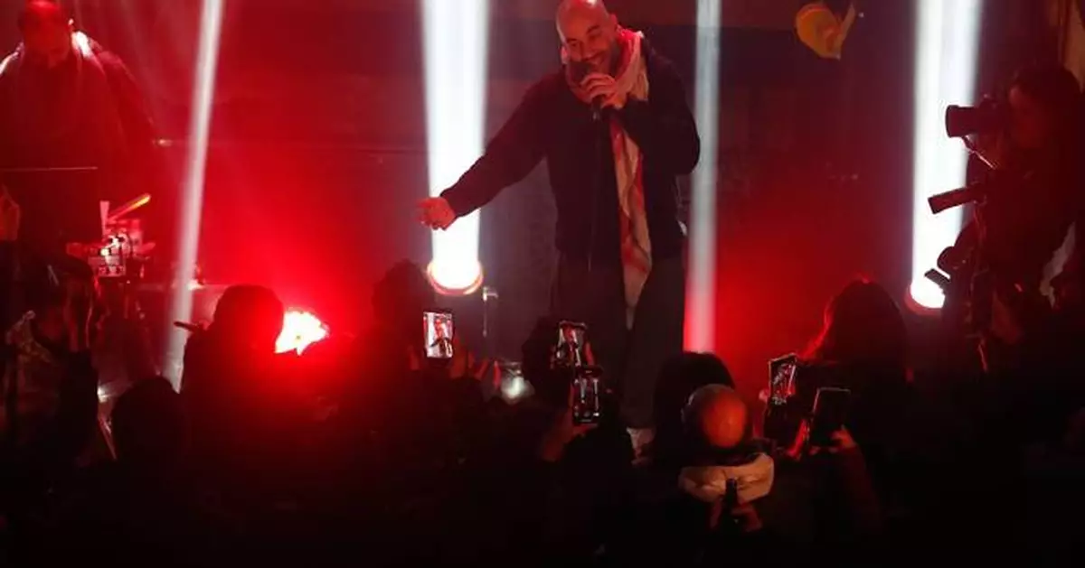 Syrian rapper Al Darwish returns home after 13 years to perform in post-Assad Damascus