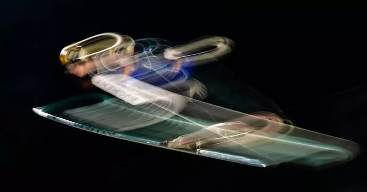 One Extraordinary Photo: Ski jumper streaks through the air