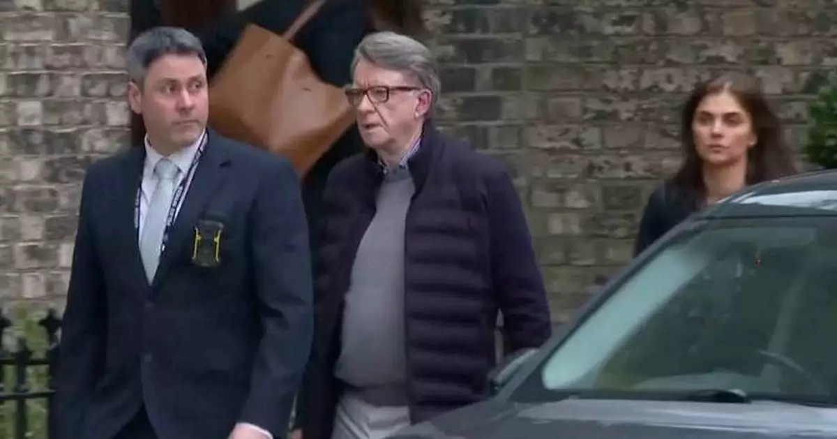 UK parliamentary speaker says he tipped off police over possible Mandelson flight risk