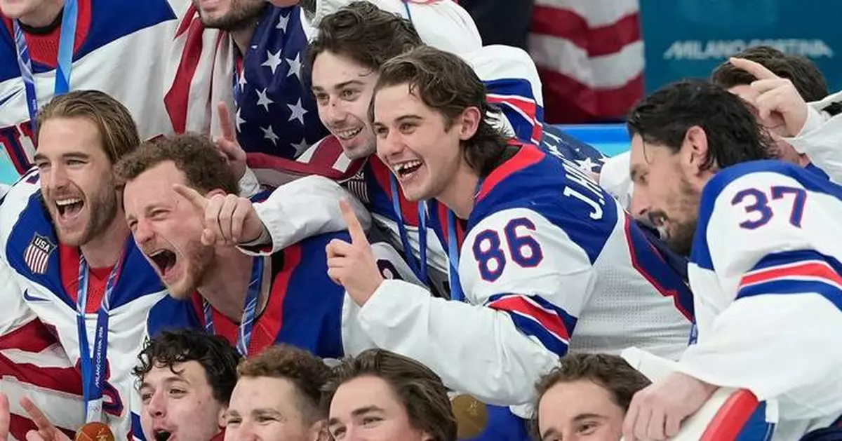 US men's hockey gold medal and Eileen Gu's halfpipe victory highlight final day of Winter Olympics