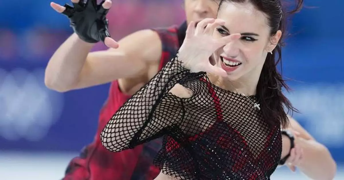 Las Vegas-born ice dancer Diana Davis elevates Georgia at Olympics despite a hearing impairment