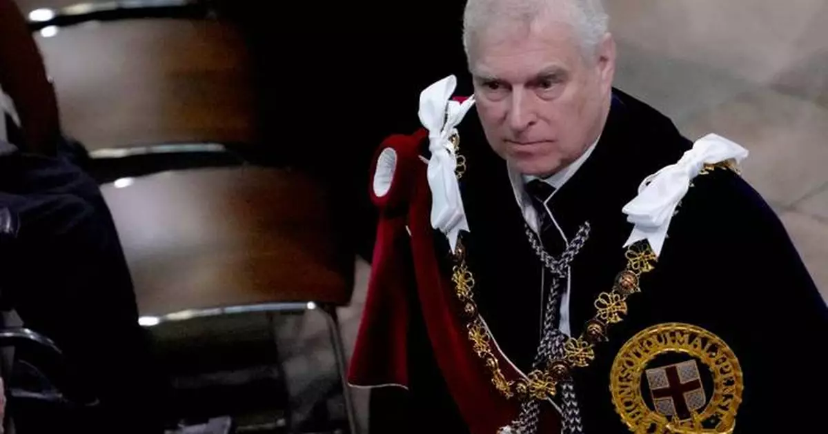 Legal changes under consideration to remove former Prince Andrew from line of succession