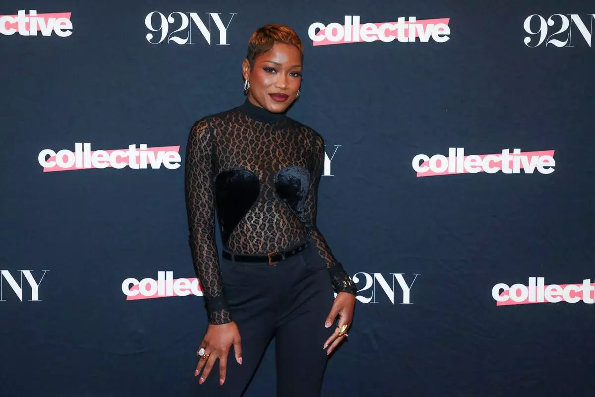 Actor Keke Palmer from "The 'Burbs" cast poses backstage following a screening at The 92nd Street Y on Monday, Feb. 2, 2026, in New York. (Photo by Andy Kropa/Invision/AP)