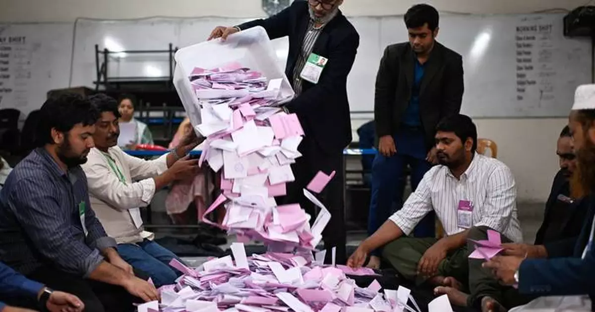 Photos show Bangladesh’s first election since the 2024 uprising that ousted Hasina