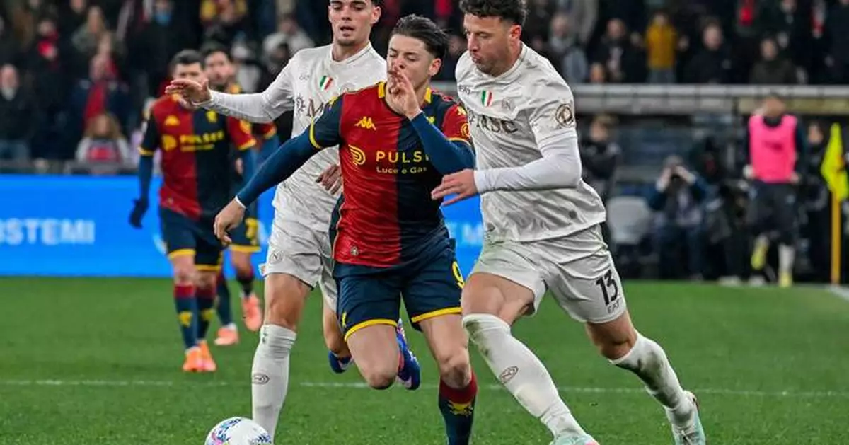 Højlund rescues Napoli with dramatic 3-2 win over Genoa in Serie A