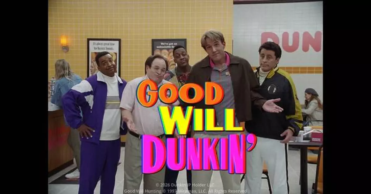 Dunkin’® Celebrates Its Iced Coffee Origin Story for Super Bowl LX with Good Will Dunkin’, a Never-Aired ’90s Sitcom Starring Ben Affleck and an All-Star Cast