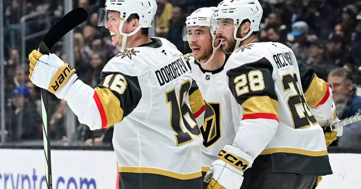 Golden Knights score 5 in third period to beat Kings 6-4 and spoil Artemi Panarin’s LA debut