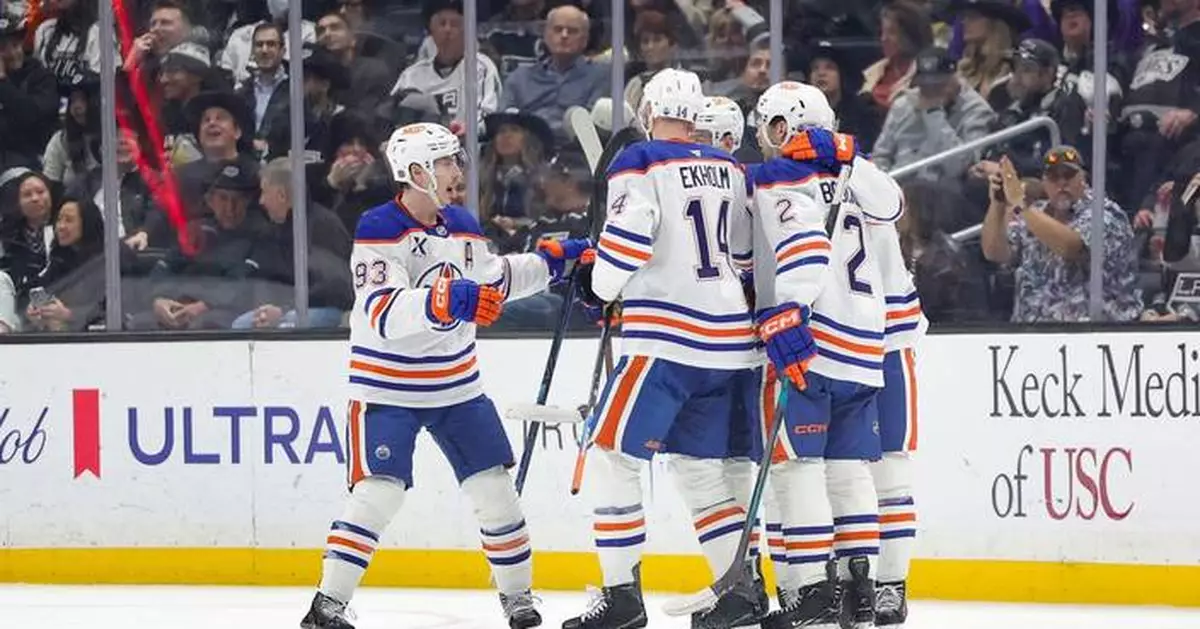 Connor McDavid, Leon Draisaitl lead Oilers' 8-1 rout of struggling Kings
