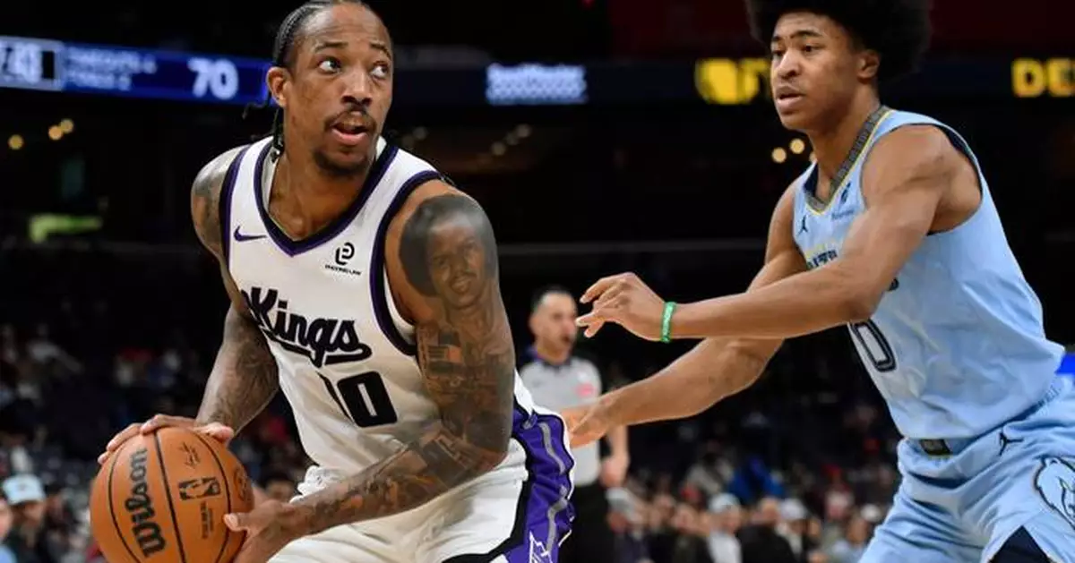 Kings end 16-game skid with 123-114 win over Grizzlies