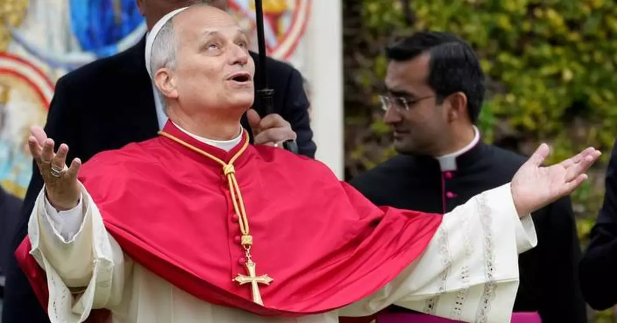 Pope gets invitation to visit Peru during a Vatican garden party, then stays for lunch