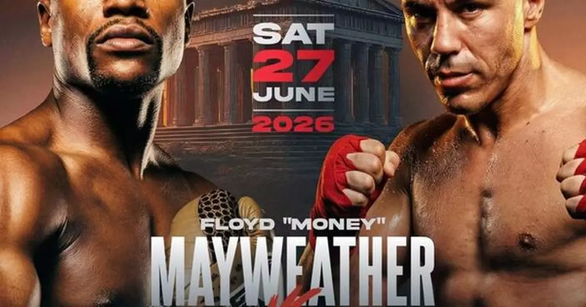 Floyd Mayweather Faces Greek Icon 'Iron' Mike Zambidis in Athens at BATTLE of the LEGENDS