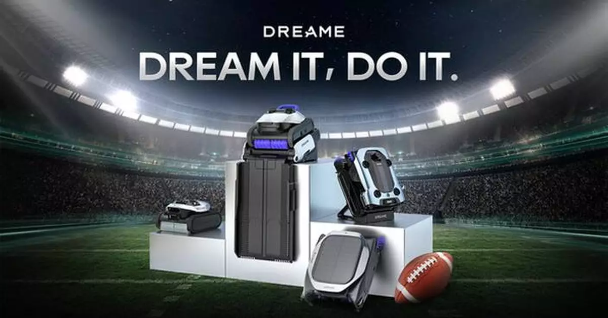 Dreame Pool Debuts Award-Winning Robotic Cleaner During the Game Day with NBC Commercial