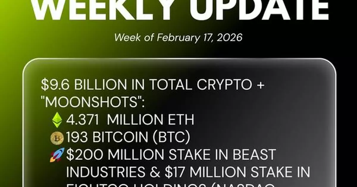 Bitmine Immersion Technologies (BMNR) Announces ETH Holdings Reach 4.371 Million Tokens, and Total Crypto and Total Cash Holdings of $9.6 Billion