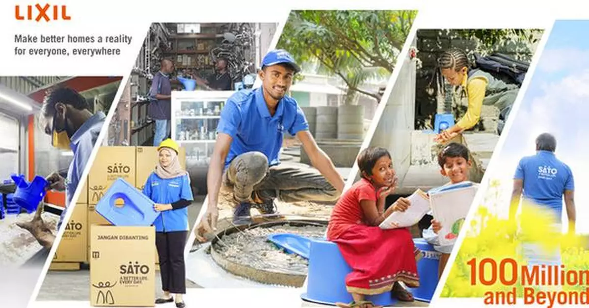 LIXIL Reaches Major Milestone in Impact Strategy, Improving Sanitation and Hygiene for 103 Million People Globally