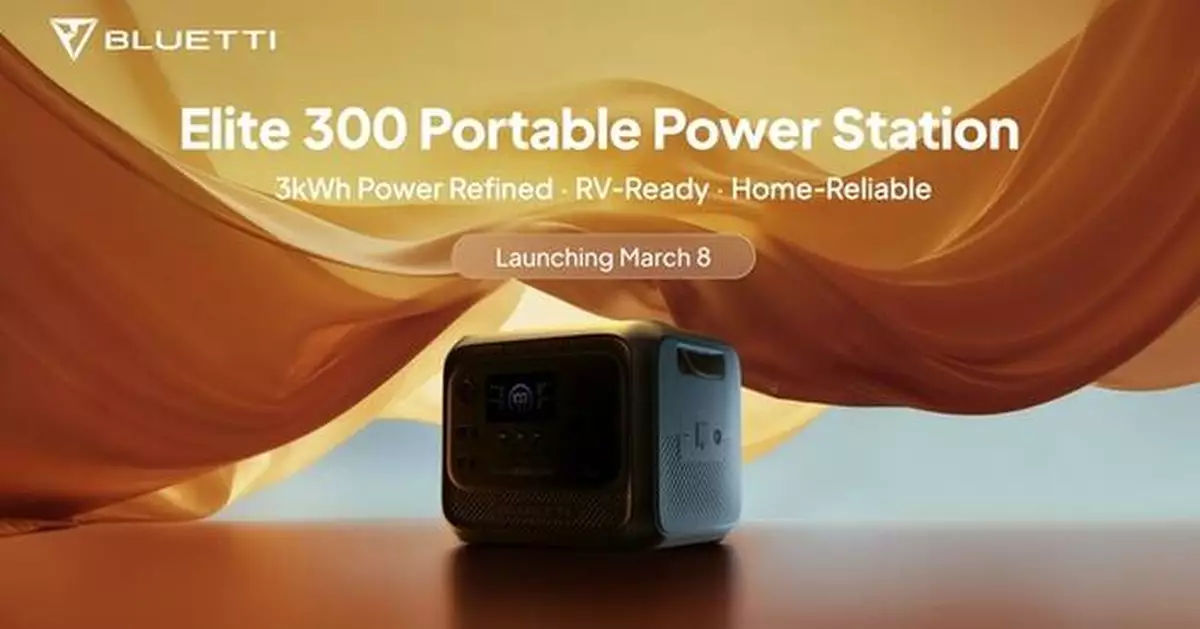 Brave the Blizzard: BLUETTI Unveils Elite 300 to Keep Homes and RVs Powered During Winter Storms
