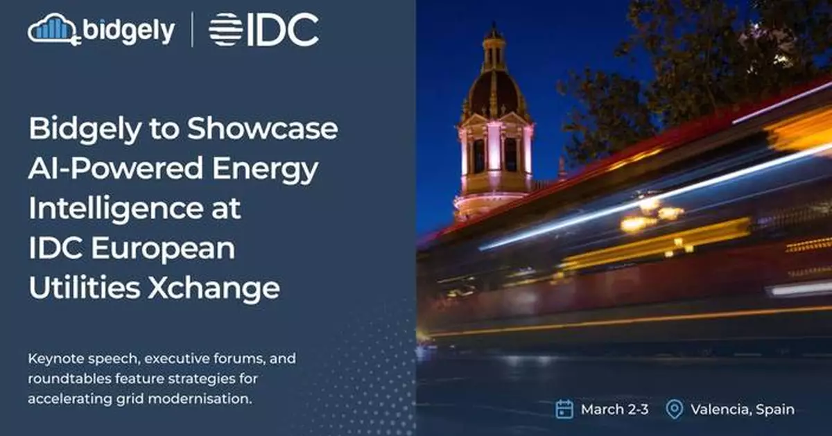 Bidgely to Showcase AI-Powered Energy Intelligence at IDC European Utilities Xchange