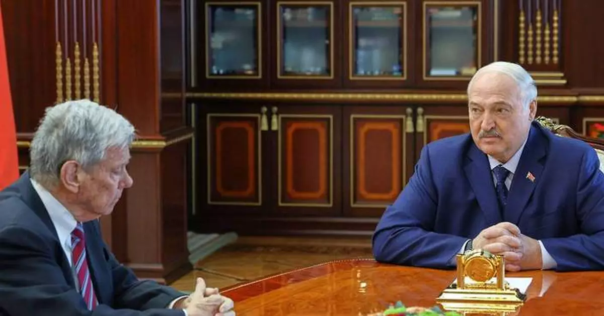 Belarus leader hosts US envoy for talks, latest step in his effort to improve ties with Washington