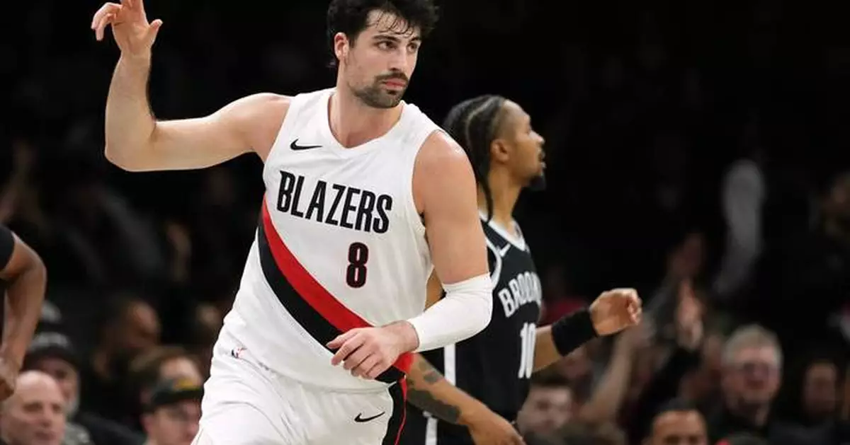 Avdija and Camara each score 18 as the Trail Blazers coast past the Nets, 114-95