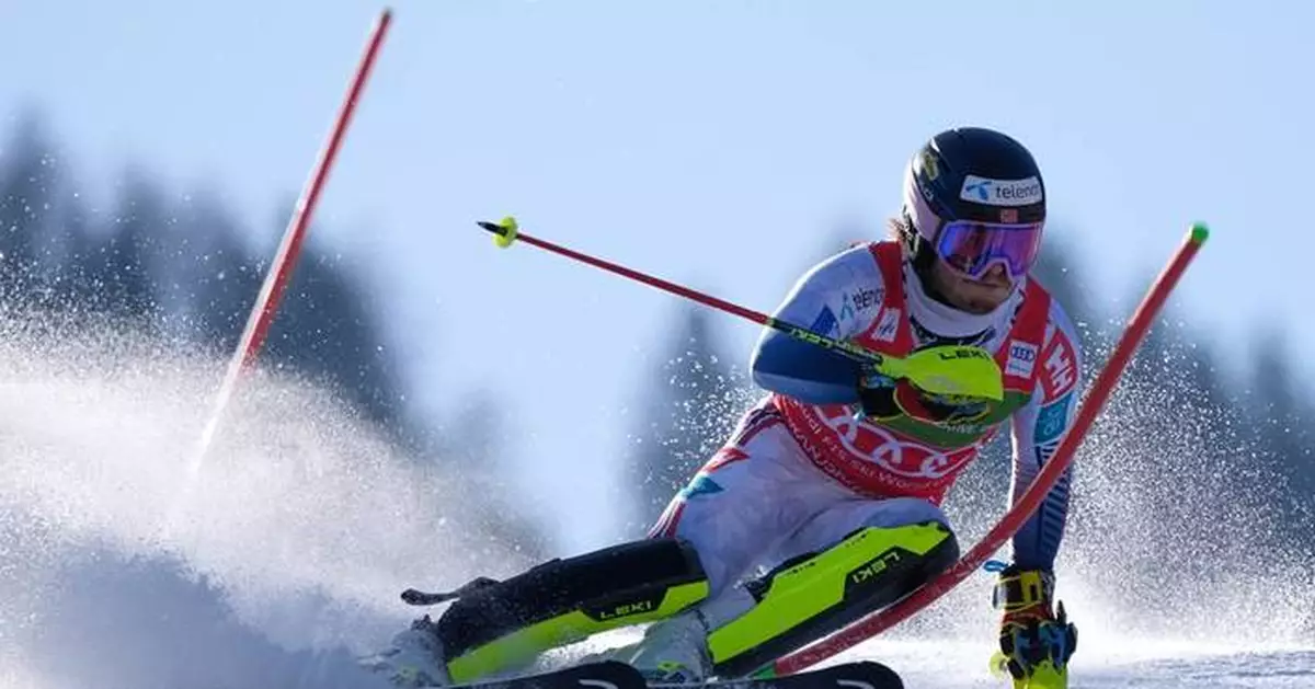 Atle Lie McGrath leads in first World Cup slalom since his Olympic exit into the forest