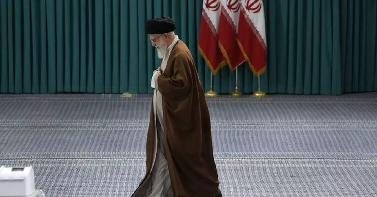 Photos showing Iran’s Supreme Leader Ayatollah Ali Khamenei