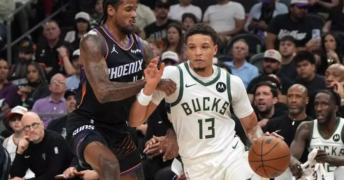 Ryan Rollins scores 26 points for Bucks in 108-105 win, sending Suns to 5th straight loss