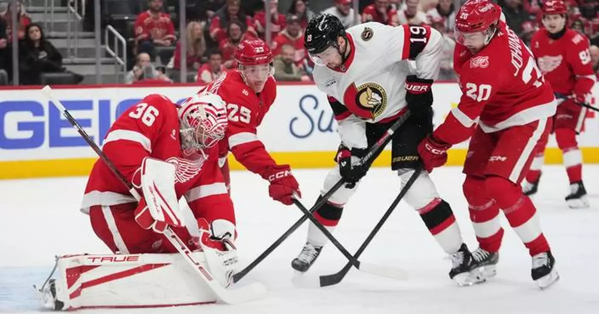 Carter Yakemchuk scores in NHL debut as streaking Senators top Red Wings