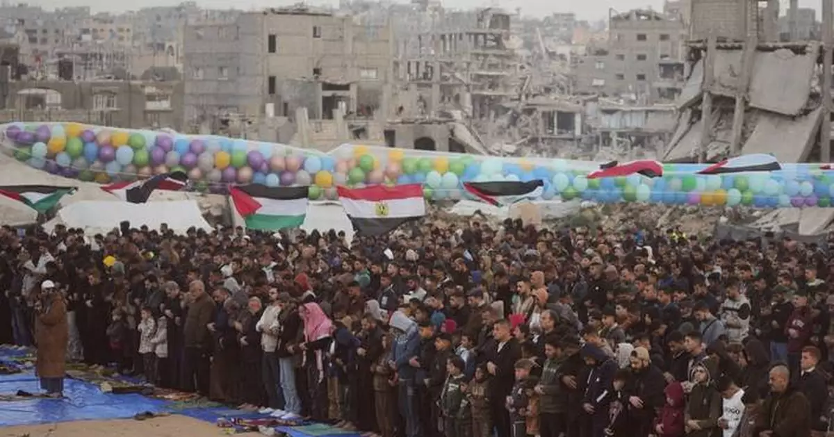 A look at celebrations for Eid al-Fitr around the world, in photos