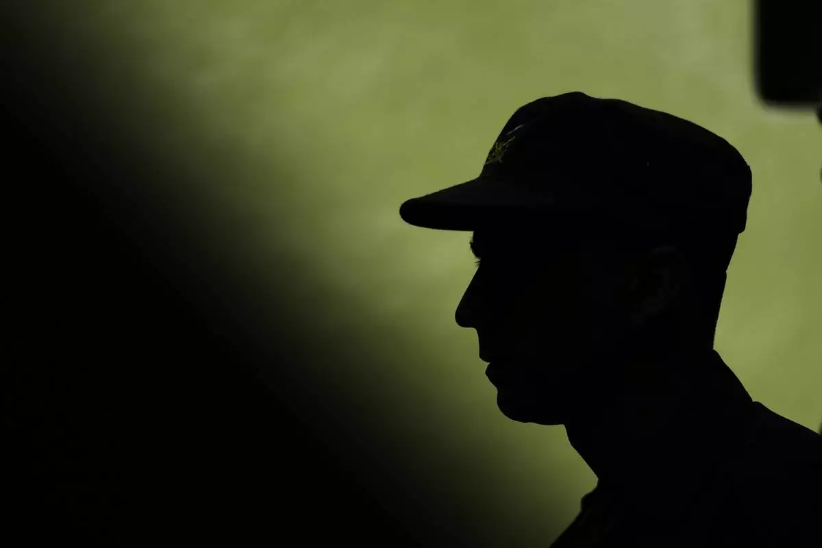 FILE - Argentine gendarmerie officer Nahuel Gallo arrives to give a press conference days after being released from a Venezuelan prison in Buenos Aires, Argentina, March 4, 2026. (AP Photo/Natacha Pisarenko, File)