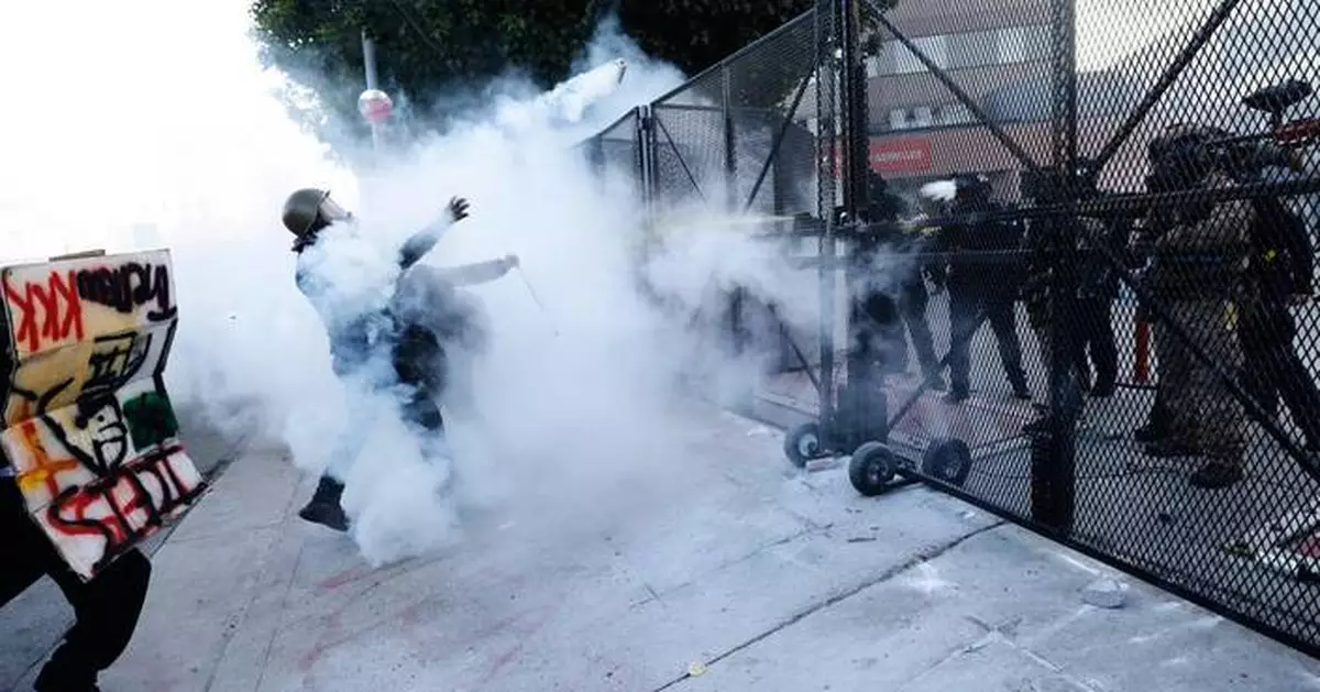 Dozens arrested for failing to disperse after 'No Kings' rally in Los Angeles