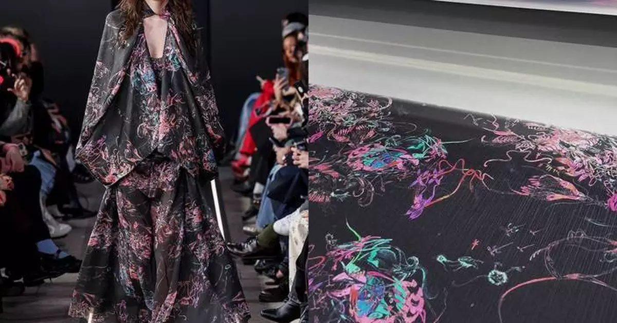 Kyocera’s inkjet textile printer supports the sustainable fashion presented by Florania at Milan Fashion Week
