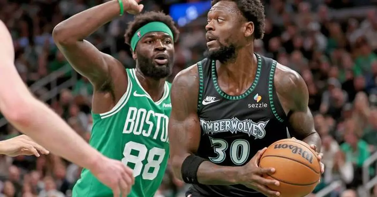 Timberwolves snap 18-game skid in Boston by beating Celtics 102-92