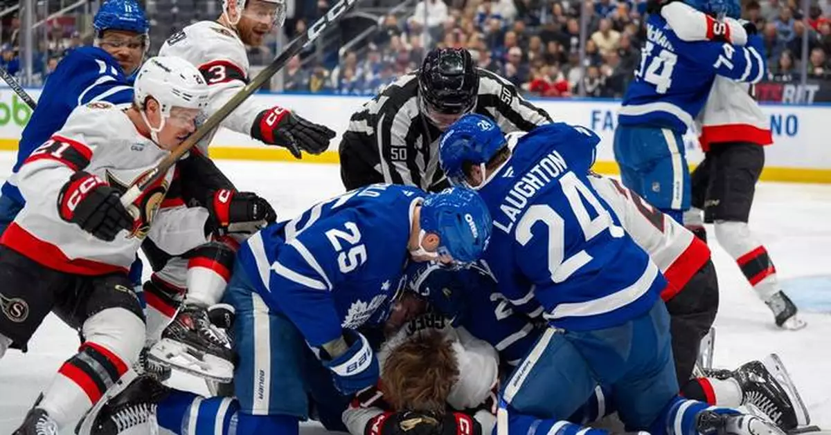 Batherson, Cozens each score twice in the Senators' 5-2 win over the Maple Leafs