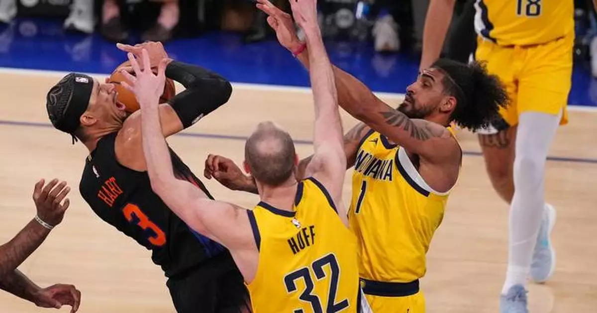 Josh Hart scores 33 as the Knicks beat the Pacers 136-110 for a fourth straight win