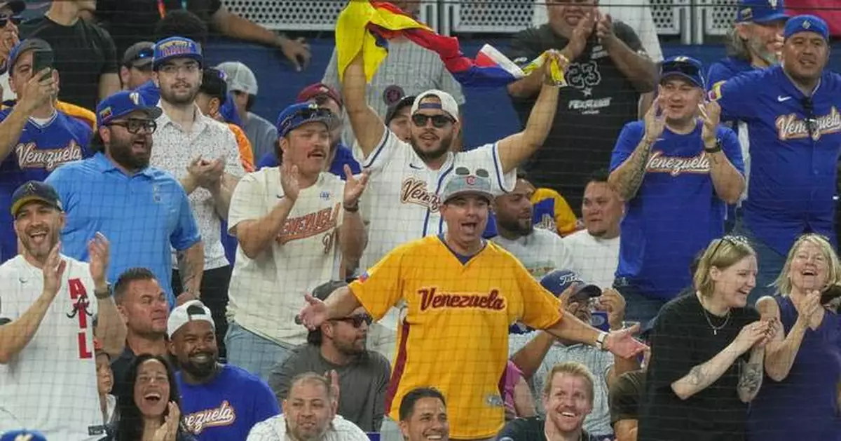In Miami, the opening game of the World Baseball Classic was a celebration for Venezuelan fans