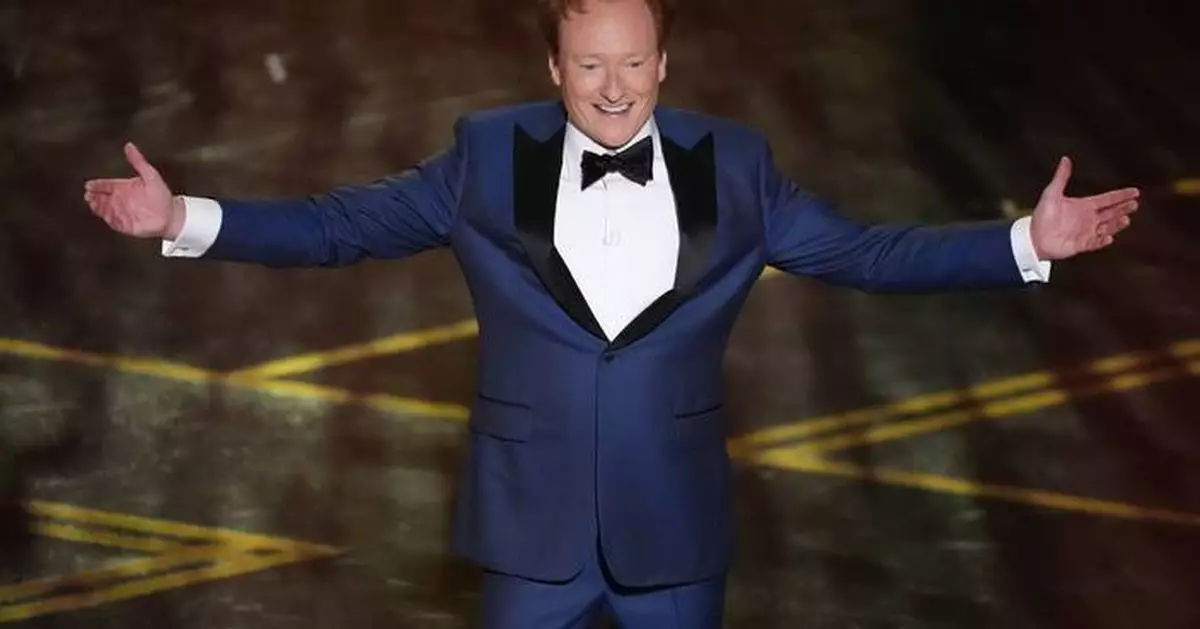 Conan O'Brien plays Aunt Gladys and takes opening shots at AI and Chalamet to open 2026 Oscars
