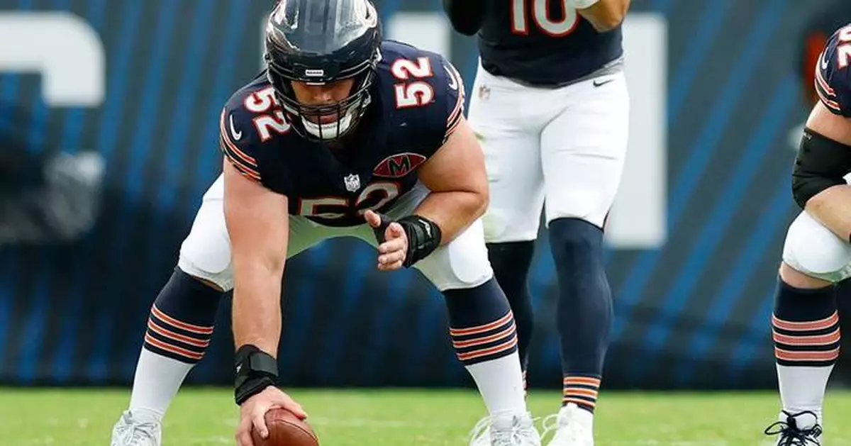 Chicago Bears Pro Bowl center Drew Dalman is retiring after 5 seasons, AP source says