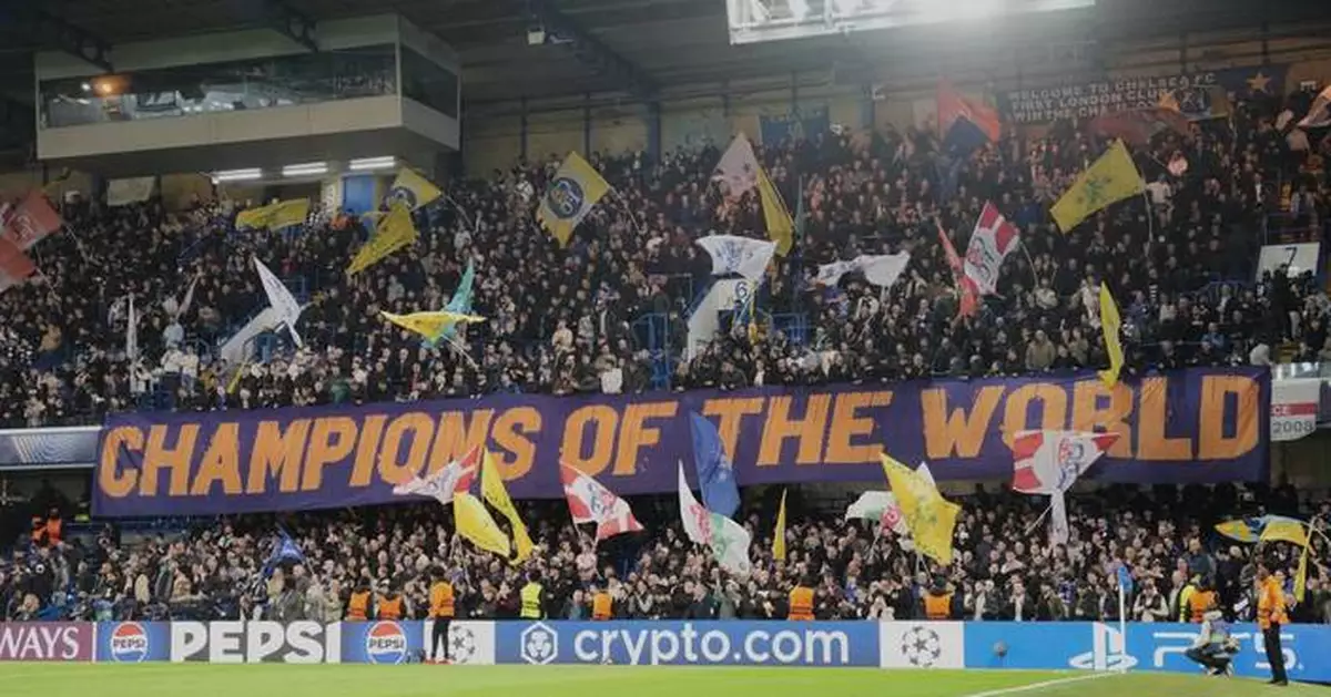 After a 'Champions of the World' banner, PSG's surge sinks Chelsea at Stamford Bridge