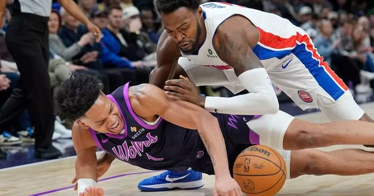Harris scores 18, Pistons tighten grip on top seed in the East with a 109-87 win over Minnesota