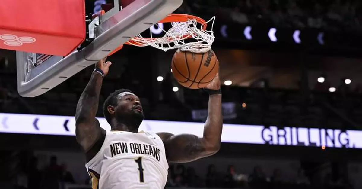 Zion Williamson scores 27 points to lead the Pelicans past the Mavericks 129-111