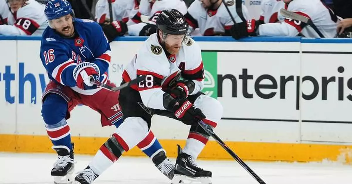 Senators boost their playoff push by beating the Rangers 2-1