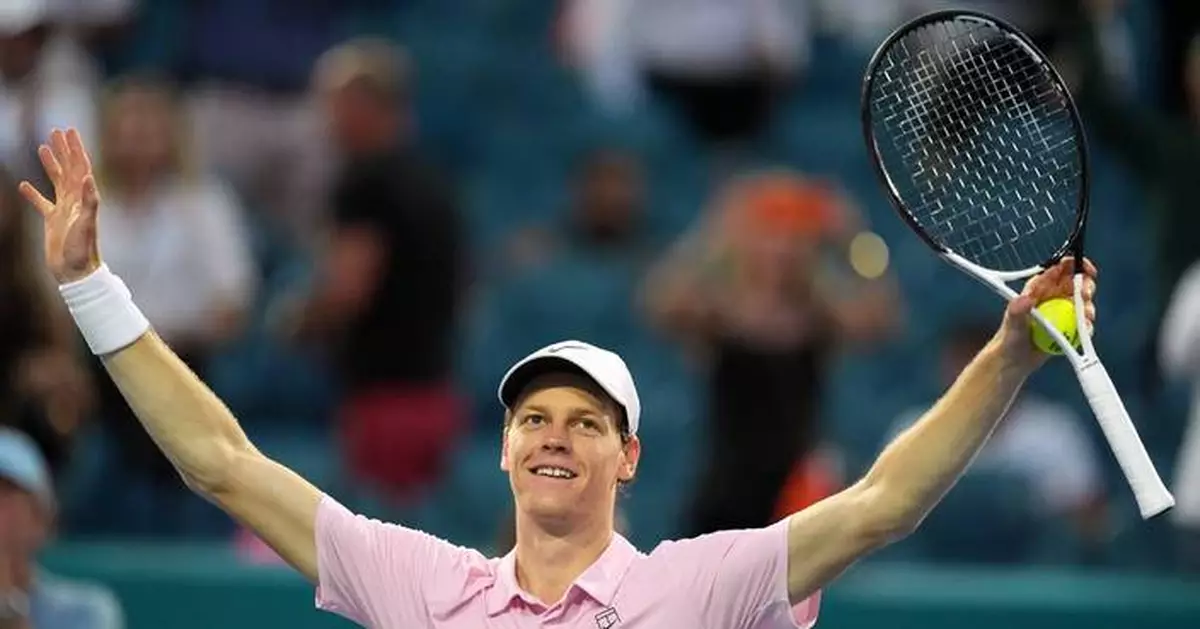 Sinner follows Sabalenka's lead with a 'Sunshine Double,' beating Lehecka in Miami Open final