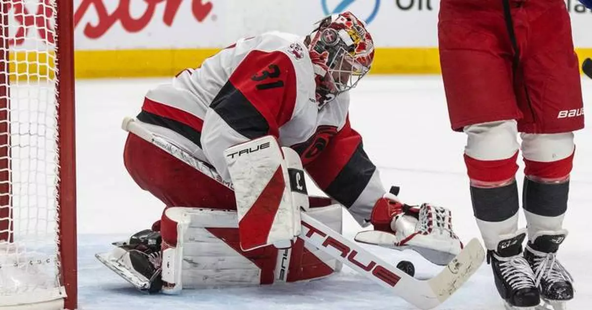 Walker's OT goal lifts Hurricanes past Penguins 6-5 in matchup of Metropolitan Division's top teams
