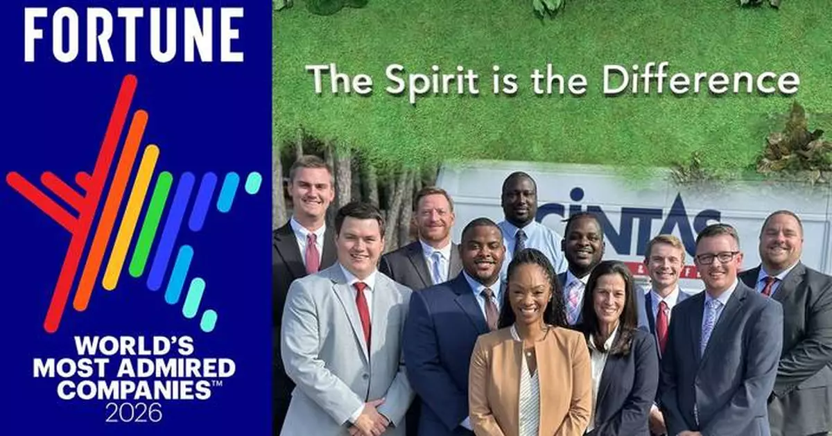 FORTUNE Names Cintas to its 2026 World’s Most Admired Companies List