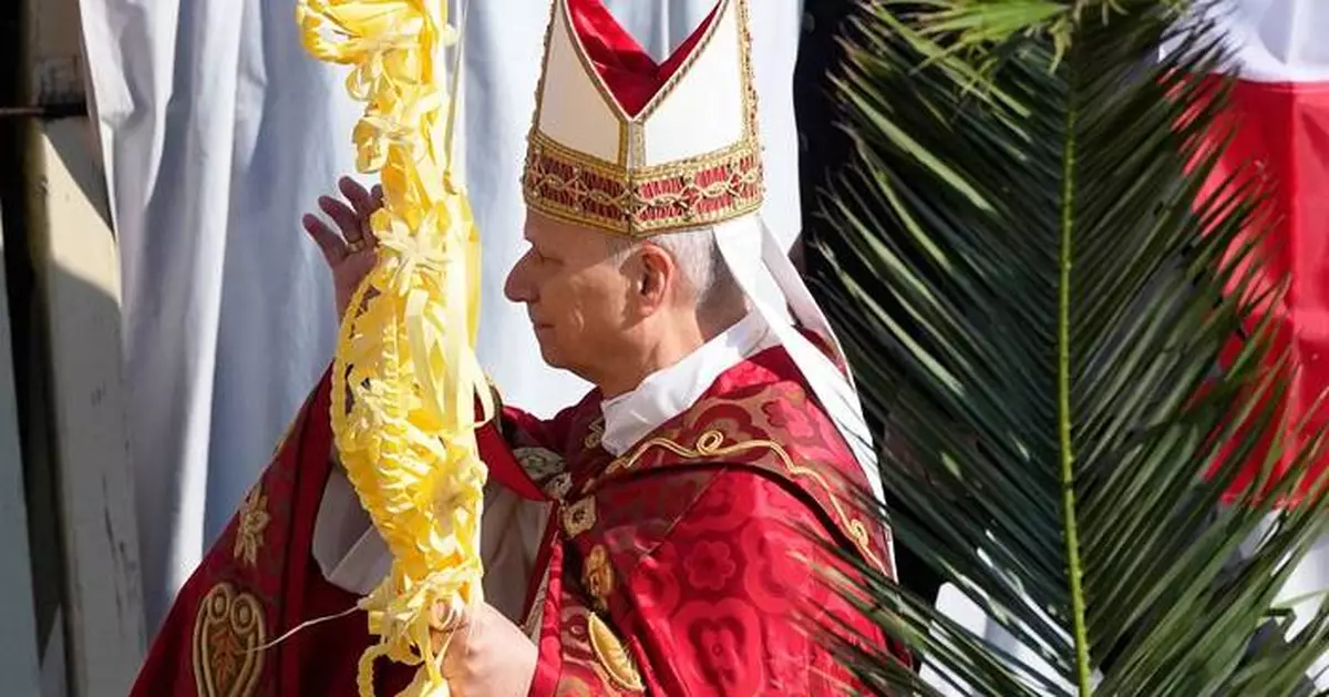 Pope Leo XIV rejects claims that God justifies war in Palm Sunday Mass message