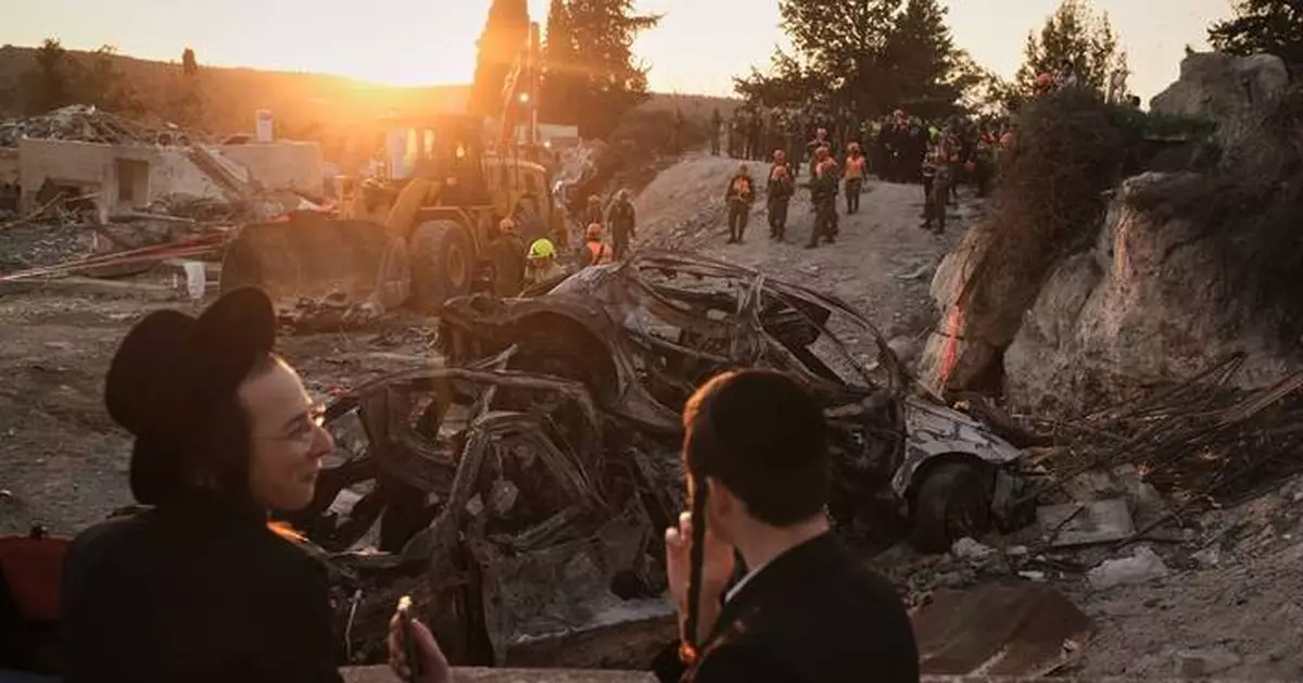 Photos show Israel after Iran retaliated with missiles