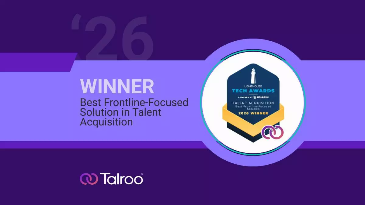Talroo Wins 2026 Lighthouse Tech Award for Best Frontline-Focused Solution in Talent Acquisition