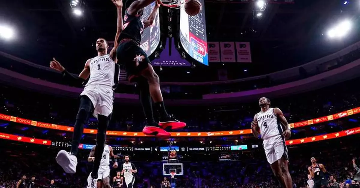 76ers rookie VJ Edgecombe out at least 1 game with bruised back