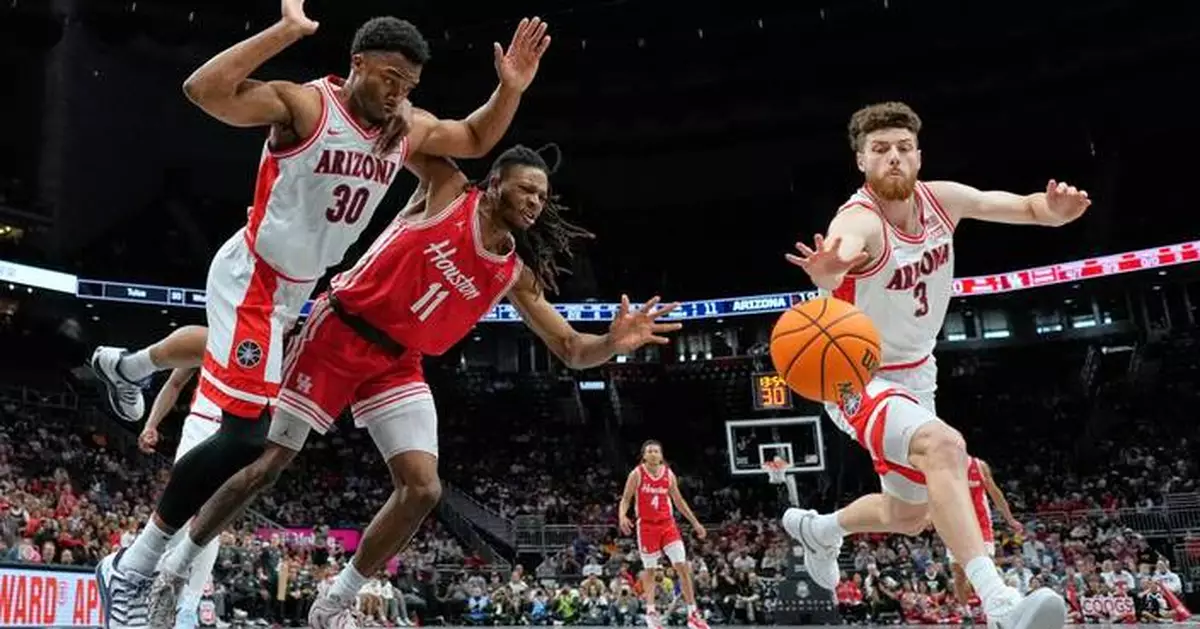 Brayden Burries scores 21 as No. 2 Arizona survives No. 5 Houston 79-74 in Big 12 final rematch