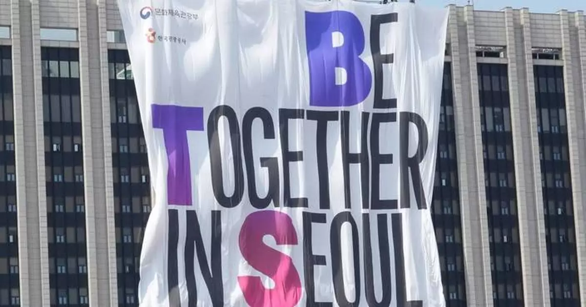 Photos show Seoul preparing for the comeback of K-pop giants BTS